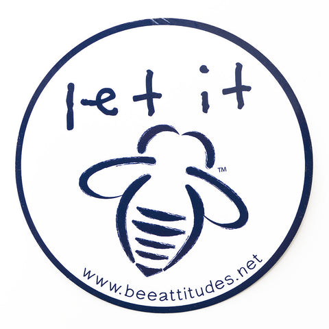 Just Bee White/Blue Magnet