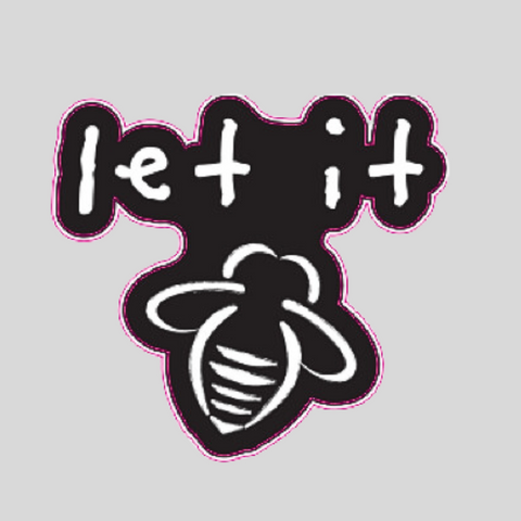 Let It Bee Sticker