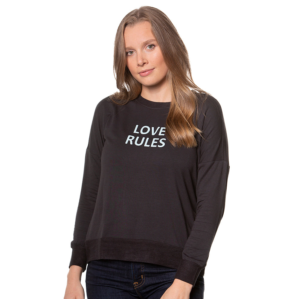 Love Rules Everyday Sweatshirt - BeeAttitudes